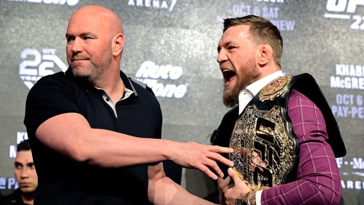UFC President Dana White with Conor McGregor
